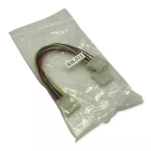 4 Pin 5.25" Male to 2x 5.25" Female PC Internal Power Lead 150mm Molex - Picture 1 of 2