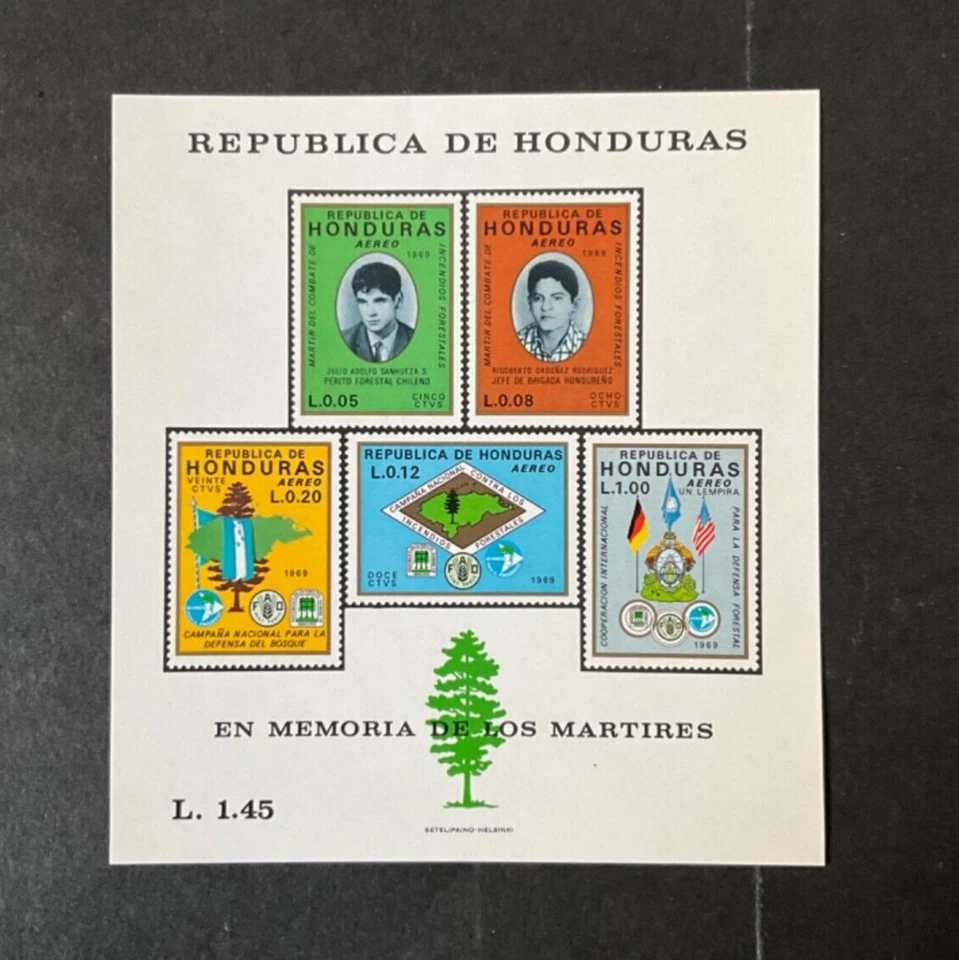 Honduras Scott #C484a nunca articulado Foto 1 de 1