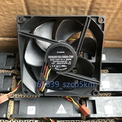 SUNON EE92251S3-D020-C99 90*90*25MM 12V 1.26W 3Pin Cooling Fan - Image 1 of 2
