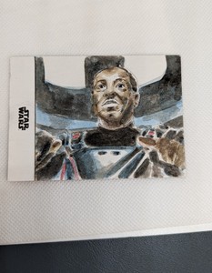 2020 Topps Star Wars The Mandalorian Season 1 Sketch Card, Moff Gideon