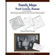 Mapas da família do Condado de Ford, Kansas Edição De Luxo