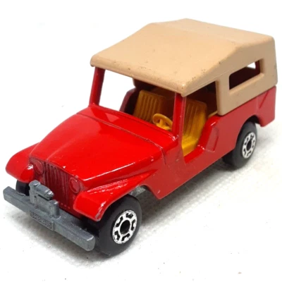 Jeep Lesney Matchbox Superfast CJ6 Nº53 Rojo 1977 Hecho en Reino Unido Foto 1 de 4