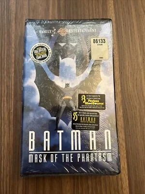 NEW & SEALED Batman Mask of the Phantasm VHS Warner Bros 1993 w / Comic Book - Image 1 of 4