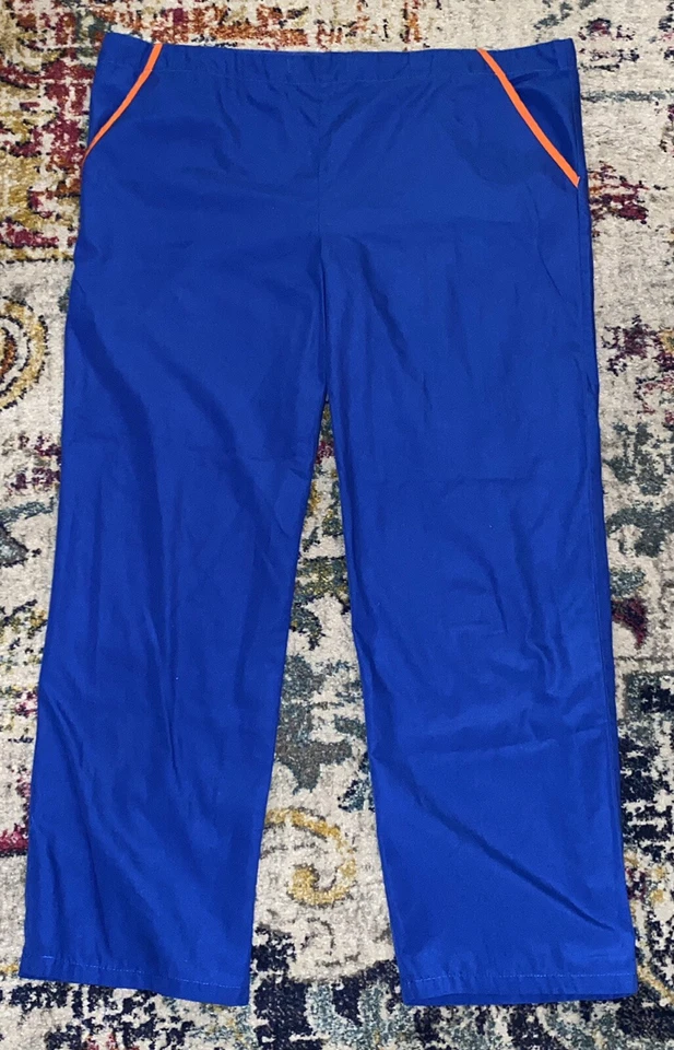 Scrub Dudz Florida Gators Nurses Uniform Scrub Royal Blue Bottoms Size Medium - Image 1 of 4