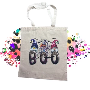 BOO | Canvas Tote | Holiday | Horror | Shopping | Birthday |Wedding | Baby Show - Picture 1 of 1