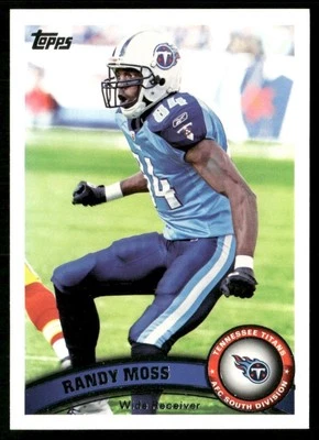2011 Topps Randy Moss Tennessee Titans #258 - Image 1 of 2
