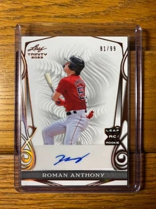 2023 Roman Anthony XRC Hoja Trinidad Autógrafo #BA-RA2 Bronce 81/99 🔥 - Imagen 1 de 2