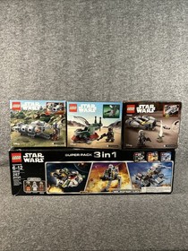 LEGO Star Wars Microfighters Bundle 66542 75321 75344 75363 Sealed Retired