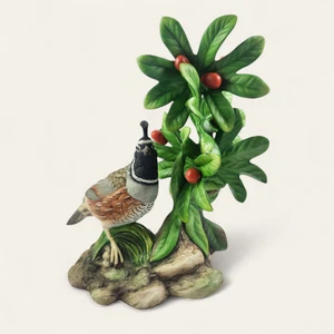 Rare Limited Edition Boehm Bush & Quayle Quail 9" Bird Figurine 40360 Political - Picture 1 of 6