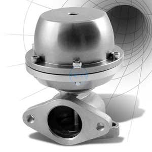 Turbocompresor de acero fundido Boost 35 mm/38 mm plateado puerta de descarga externa con resorte de 8 PSI - Imagen 1 de 4