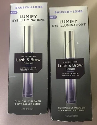 Bausch + Lomb Lumify Eye Illuminations Lash and Brow Serum - 0.12 fl oz Lot Of 2 - Image 1 of 3