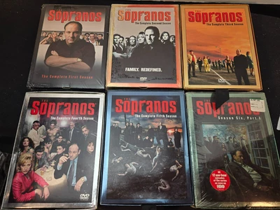 Клан Сопрано полный набор серий DVD сезоны 1–6 серия HBO лот товаров Mafia Crime Boss - Изображение 1 из 4