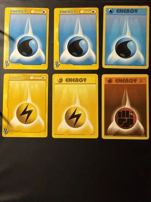 Pokémon Vintage Energy Cards - Base Set 2 and VS Series 1999 - 2001 - Image 1 of 4
