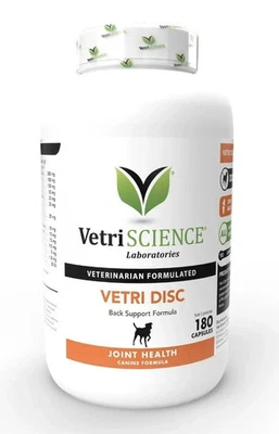 Soporte para columna y espalda VetriScience Vetri Disc para perros - 180 cápsulas nuevo 27/09 Foto 1 de 3