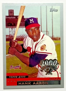 2000 Topps Hank Aaron Card #22 Braves - Picture 1 of 2