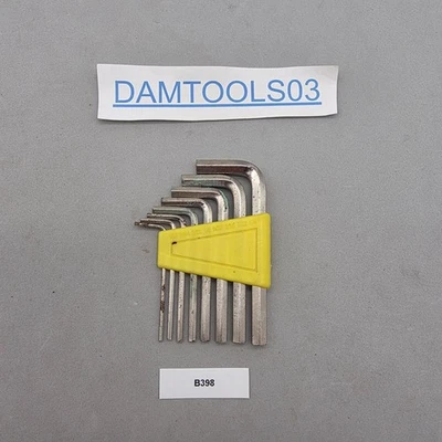 Hex-L Key Allen Wrench - 8pc set SAE Inch Sizes 1/16-1/4 Short series  - Image 1 of 4