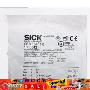 Z 1PCS NEW SICK GRTE18-P1112 Photoelectric sensor - Picture 1 of 3