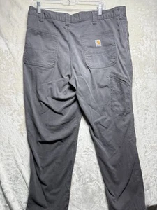 Carhartt Men’s 38-32 Pants Workwear Gray Relaxed Fit Utility Outdoors Carpenter - Picture 1 of 15
