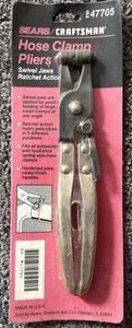 NOS Sears Craftsman USA Swivel Jaw Hose Clamp Pliers 47705 - Bild 1 von 4