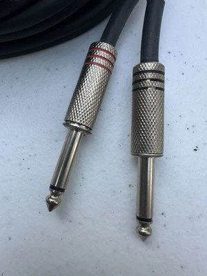 1/4 TS to RCA cable audio Dual RCA to 6.35mm Mono plug, 10 ft - Image 1 of 3