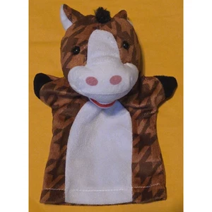 Melissa & Doug braunes Pferd 8 Zoll Handpuppe - Bild 1 von 3
