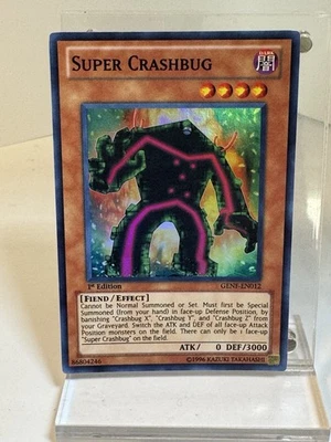 Super Crashbug - GENF-EN012 Super Rare - YuGiOh-LP - Image 1 of 2