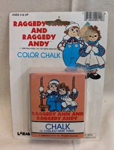 1989 Raggedy Ann & Andy Color Chalk NIB - Foto 1 di 2