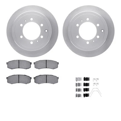 Kit de frenos de disco Dynamic Friction 6512-76608 para 93-97 Land Cruiser LX450 Foto 1 de 2