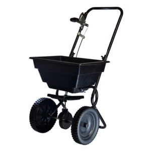 Rotary Garden Spreader Salt Seed Fertilizer 27kg Sower Adjustable Flow 10-12ft - Picture 1 of 6