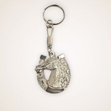 Horse With Horseshoe keychain Llavero De Caballo Con Herradura