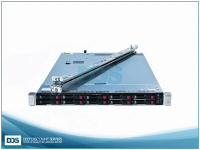 HPE DL360 G9 755258-B21 10 SFF (2)SR20Z 12-C 2.50Ghz 96GB P840 4GB (2x)10G (2)80 - Image 1 of 4