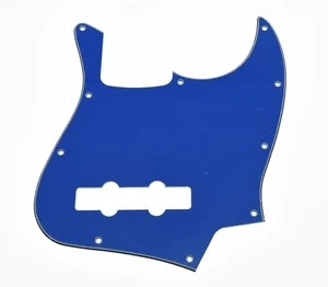 NEW PICKGUARD Jazz Bass - bleu - 3 ply pour guitare JBass - Foto 1 di 3