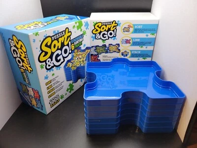 Rompecabezas Ravensburger Sort & Go!™ 6 bandejas clasificadoras apilables vinculables Foto 1 de 4