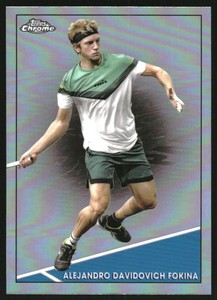 2021 Topps Chrome Tennis Refractors #15 Alejandro Davidovich Fokina 