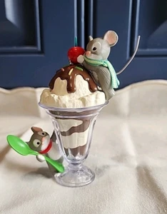 2014 Hallmark Keepsake Christmas Club Ornamento - Helado de crema de ratones - Imagen 1 de 7