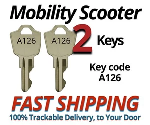 Pride Mobility Scooter GoGo Celebrity Victory Legend Máxima Elite Key Code A126 - Imagen 1 de 1