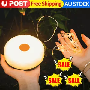 2 in 1 Camp Light, Glow Mate 2 in 1 Retractable String Lights Camping D7 - Picture 1 of 21