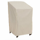6 Pack - Taupe Stack Chair Cover -07839BBGD