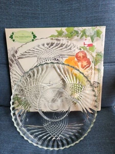 Enchantment by Indiana Glass 4 Part Relish Tray Platter Server 12” New, Open Box - Picture 1 of 2