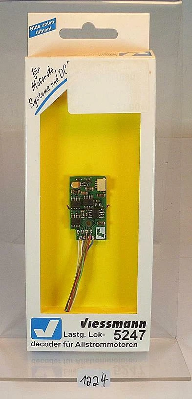 Viessmann H0 5247 Lastg, Lokdecoder für Allstrommotoren mit Kabel in OVP #1224 - Bild 1 von 1