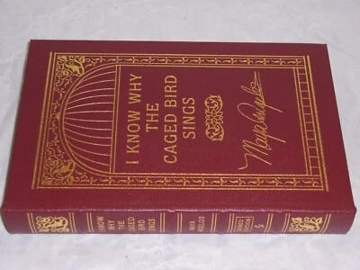 Easton Press Signed I KNOW WHY THE CAGED BIRD SINGS by Maya Angelou Foto 1 de 3