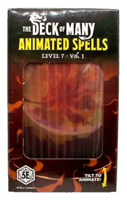 Hit Point Press Deck of Many Animated Spells: level 7 - Vol. 1 NEW SEALED dnd
