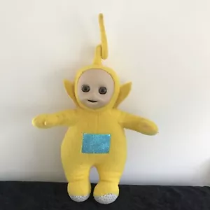 TELETUBBIES LA LA vintage TALKING 18” Tall Golden Bear 1996 Ragdoll Prods Soft - Picture 1 of 7