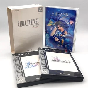 Final Fantasy 10 X 10-2 Ultimate Box Another Story DVD 2005 Sony PlayStation PS2 - Foto 1 di 24