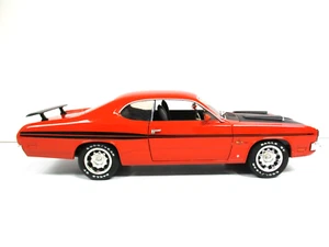 ERTL - AMERICAN MUSCLE - 1971 DODGE DEMON 340 (METALLIC ORANGE) - 1/18 - READ - Picture 1 of 16