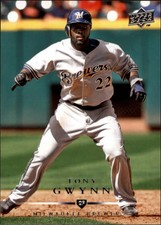 2008 Upper Deck Milwaukee Brewers Baseball Card #554 Tony Gwynn Jr.