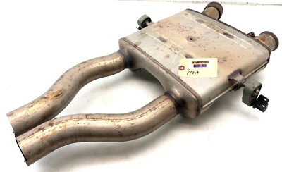 2013-2019 MERCEDES GL450 4.6L EXHAUST CENTER MID MUFFLER RESONATOR OEM CUT. - Image 1 of 4