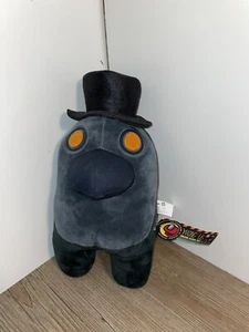 NEW RARE Official Among Us Toikido Black Crewmate Plague Doctor Crow 11" Plush - Picture 1 of 2