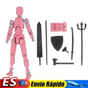 3D Printed Mannequin Toy 20cm Multi-Jointed Robot for Kids Adults (Pink) - Foto 1 di 12