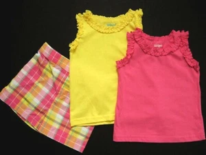 Girls NWT Kidgets Ruffles Top Shorts 3 Pc Outfit 18 mos NEW - Picture 1 of 2